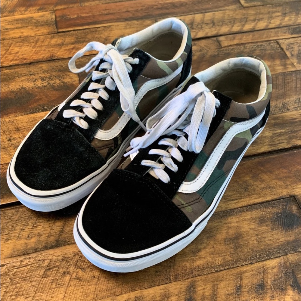 Vans Old Skool Camo Skate Shoe size 6.5 men